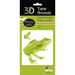 Frog 3D Cardboard Model Kit Fridolin (ONLINE ORDER ONLY)