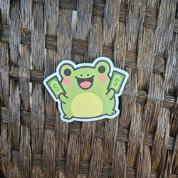 Cute Frog Sticker (ONLINE ORDER ONLY)