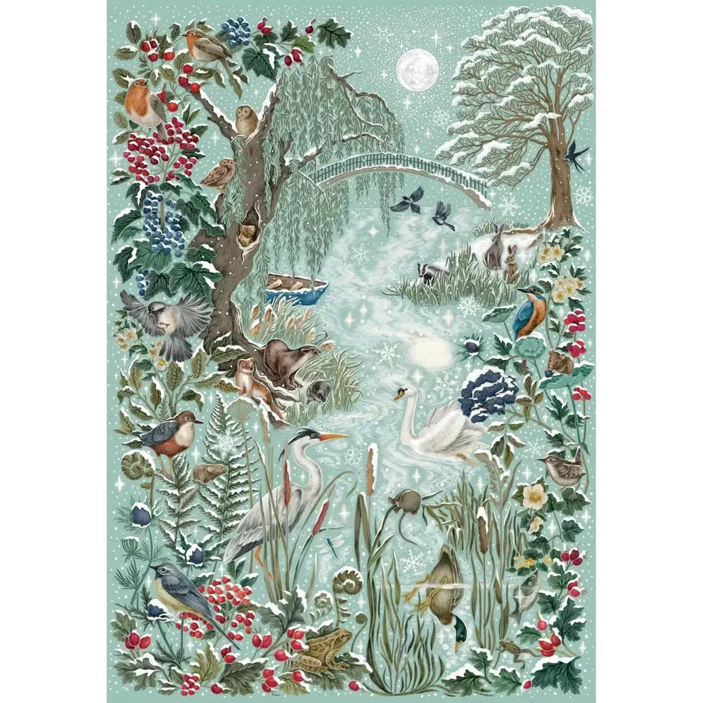Frosted River 1000 Piece Jigsaw Puzzle Gibsons (ONLINE ORDER ONLY)