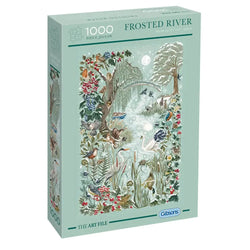 Frosted River 1000 Piece Jigsaw Puzzle Gibsons (ONLINE ORDER ONLY)