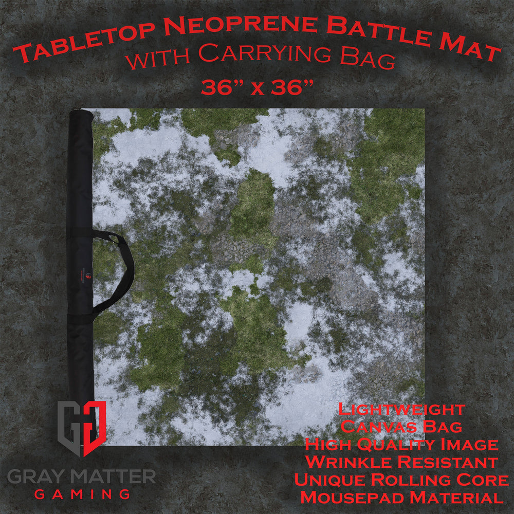 Frosty Meadow - Neoprene Battle Mat with Bag (ONLINE ORDER ONLY)