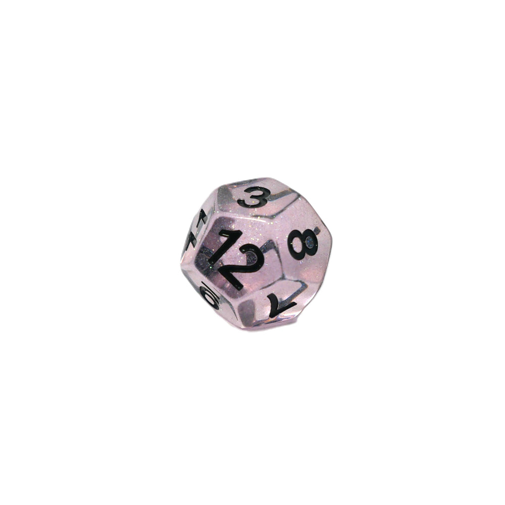 Frozen Blossom - 7 Piece DnD Dice Set | Acrylic RPG Gaming Dice (ONLINE ORDER ONLY)