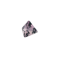 Frozen Blossom - 7 Piece DnD Dice Set | Acrylic RPG Gaming Dice (ONLINE ORDER ONLY)