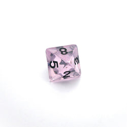 Frozen Blossom - 7 Piece DnD Dice Set | Acrylic RPG Gaming Dice (ONLINE ORDER ONLY)