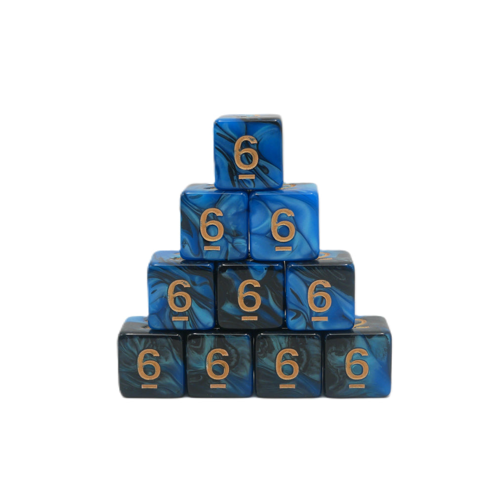 Frozen Corruption 10d6 - DnD Dice Set | Acrylic RPG Gaming Dice (ONLINE ORDER ONLY)