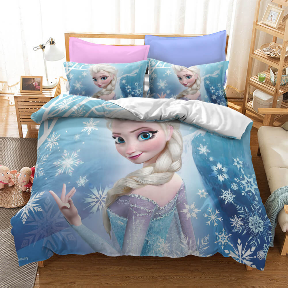 Frozen Princess Elsa Anna Bedding Set Quilt Cover Without Filler (Online Order Only)