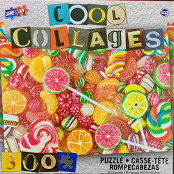 Fruit Candy Cool Collages 300 Piece Jigsaw Puzzle Sure Lox (ONLINE ORDER ONLY)