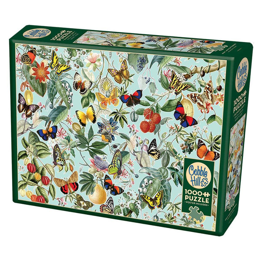 Fruit & Flutterbies 1000 Piece Jigsaw Puzzle Cobble Hill (ONLINE ORDER ONLY)