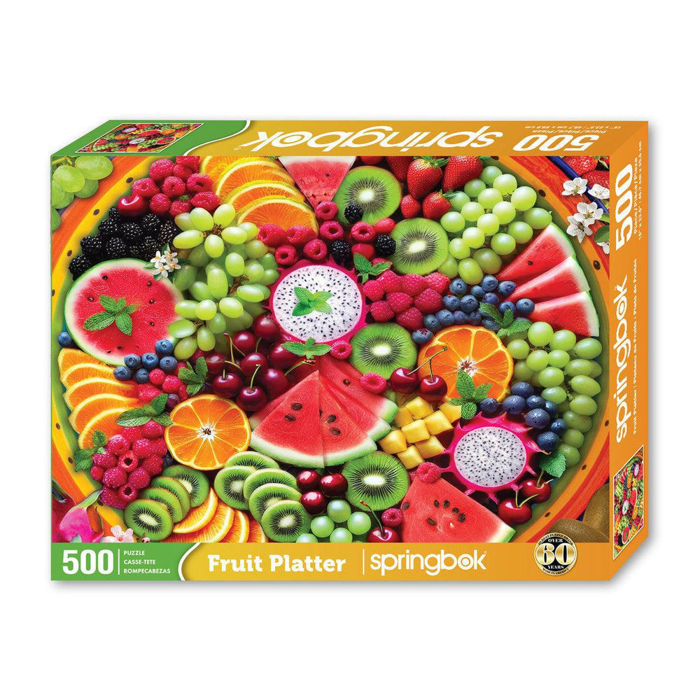 Fruit Platter 500 Piece Jigsaw Puzzle Springbok (ONLINE ORDER ONLY)
