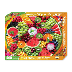 Fruit Platter 500 Piece Jigsaw Puzzle Springbok (ONLINE ORDER ONLY)