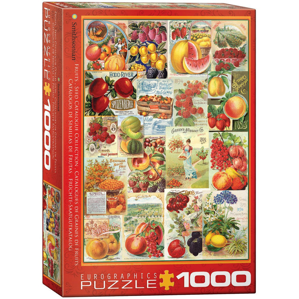Fruits, Seed Catalog Collection 1000 Piece Jigsaw Puzzle Eurographics (ONLINE ORDER ONLY)