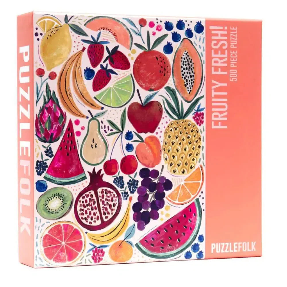 Fruity Fresh! 500 Piece Jigsaw Puzzle PuzzleFolk (ONLINE ORDER ONLY)