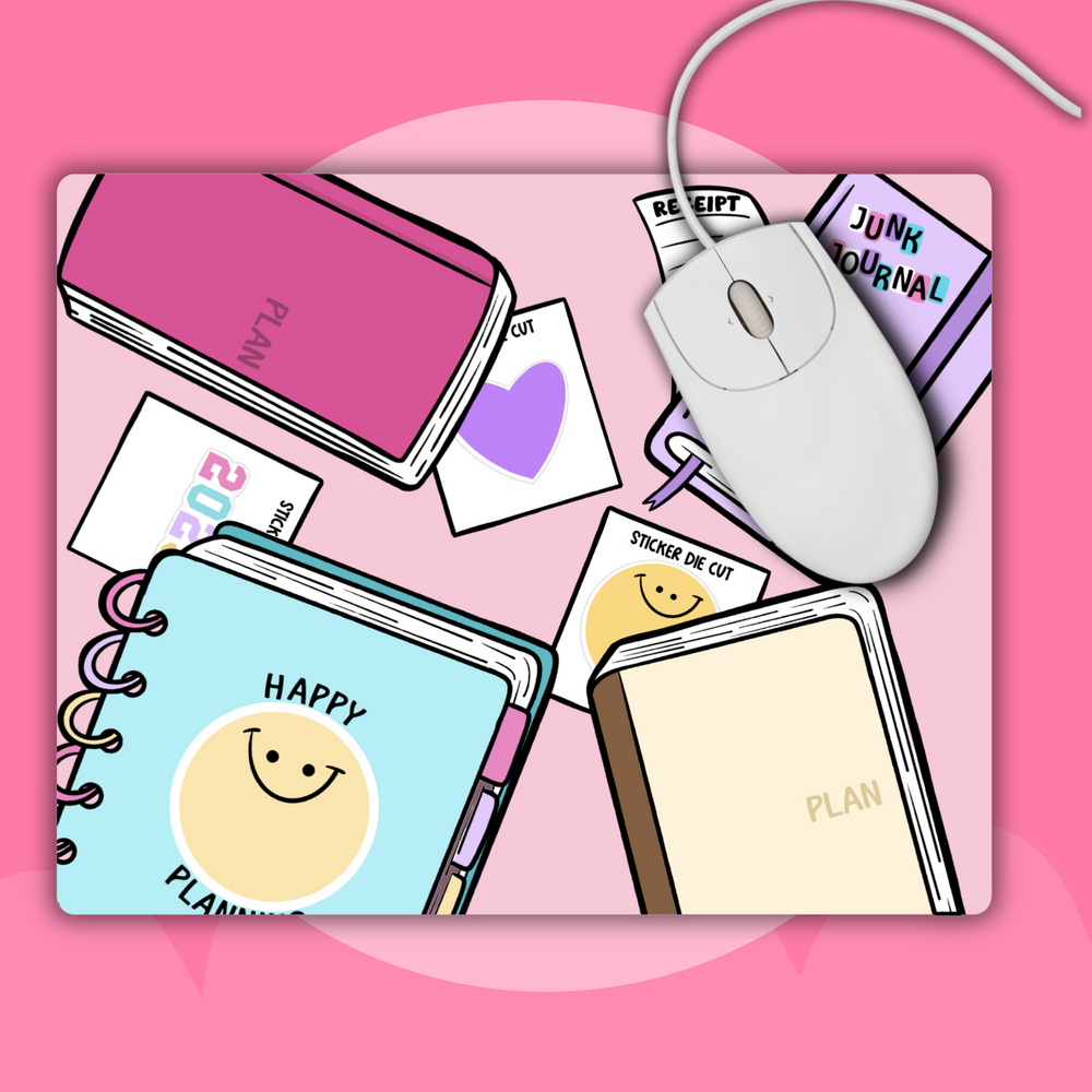 I Love Planners | Mouse Pad (ONLINE ORDER ONLY)