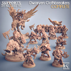 3D Printed Artisan Guild Helga Windfury Dwarven Oathbreakers 28mm 32mm (Online Only)