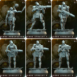 3D Printed Archvillain Games Atomcore Strelets Prospector Atomcore Maniple 28 32mm D&D (Online Only)