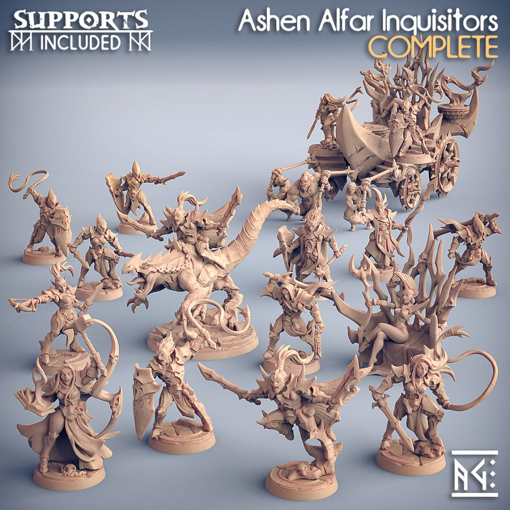 3D Printed Artisan Guild Khaladas Soulsplitter Ashen Alfar Inquisitors 28mm 32mm (Online Only)