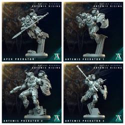 3D Printed Archvillain Games Apex Predator Artemis Predators Hellas Eternal Artemis Rising 28 32mm D&D (Online Only)