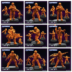 3D Printed Papsikels Pcpd Hypertac C Swat Set January 2025 - Cyberpunk 28mm 32mm (Online Only)