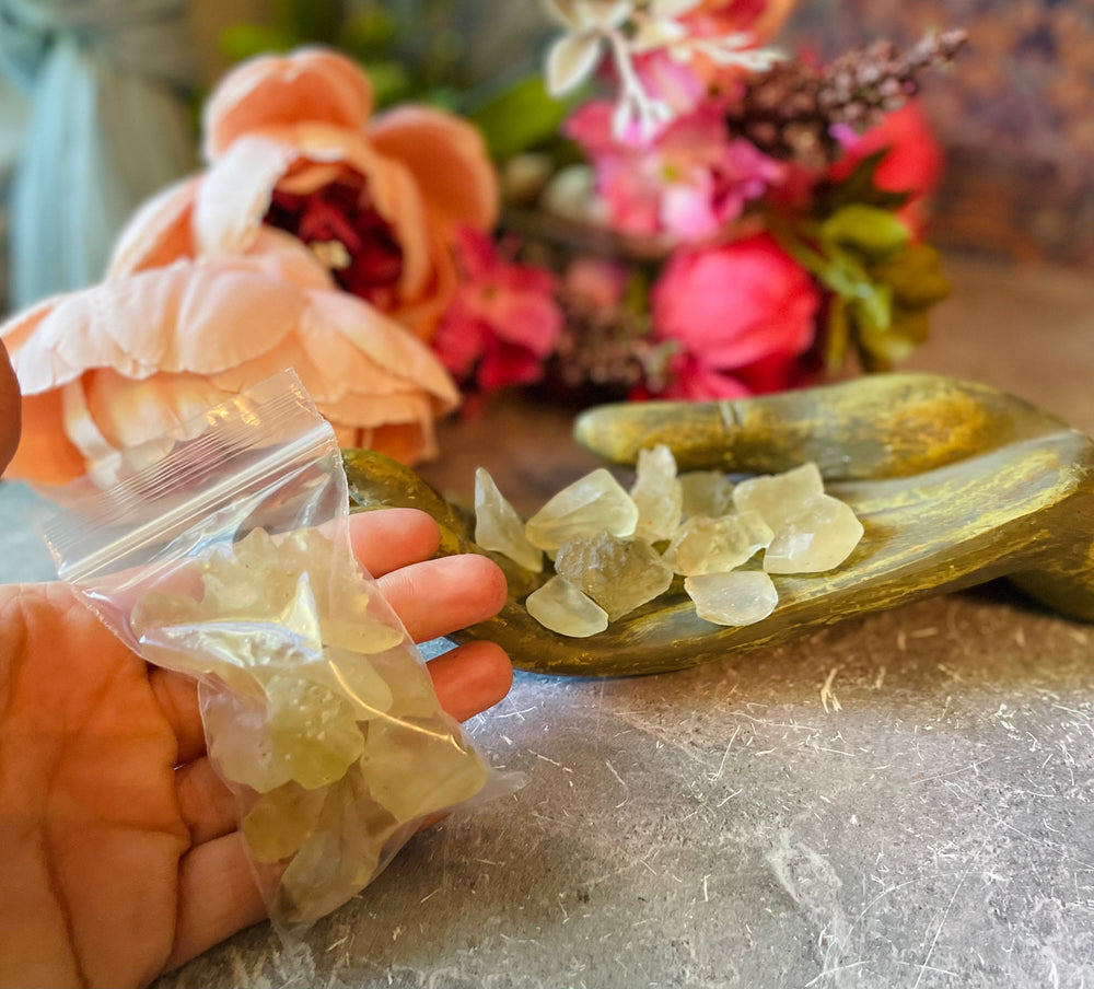 Bulk Libyan Desert Glass, Libyan Gold Tektite, 50 Gram Bags (ONLINE ORDER ONLY)