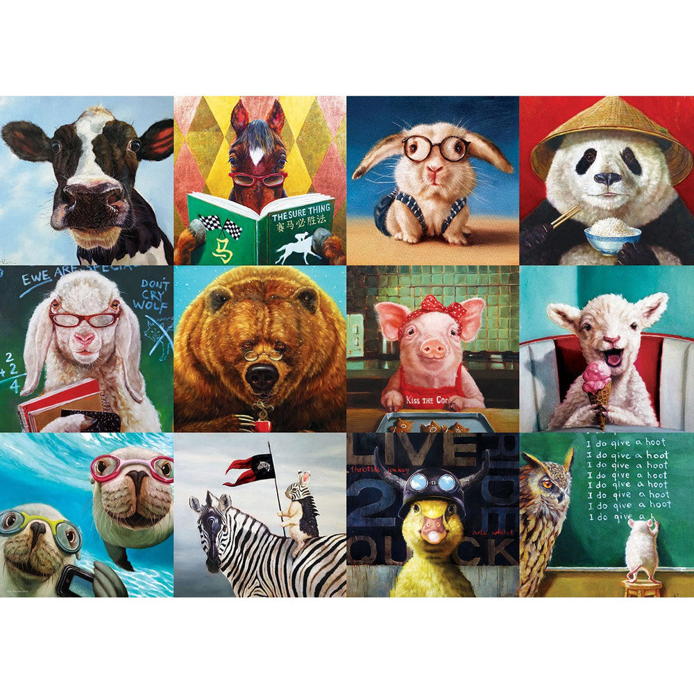 Funny Animals 1000 Piece Jigsaw Puzzle Eurographics (ONLINE ORDER ONLY)
