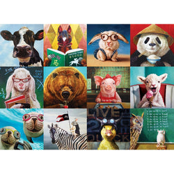 Funny Animals 1000 Piece Jigsaw Puzzle Eurographics (ONLINE ORDER ONLY)