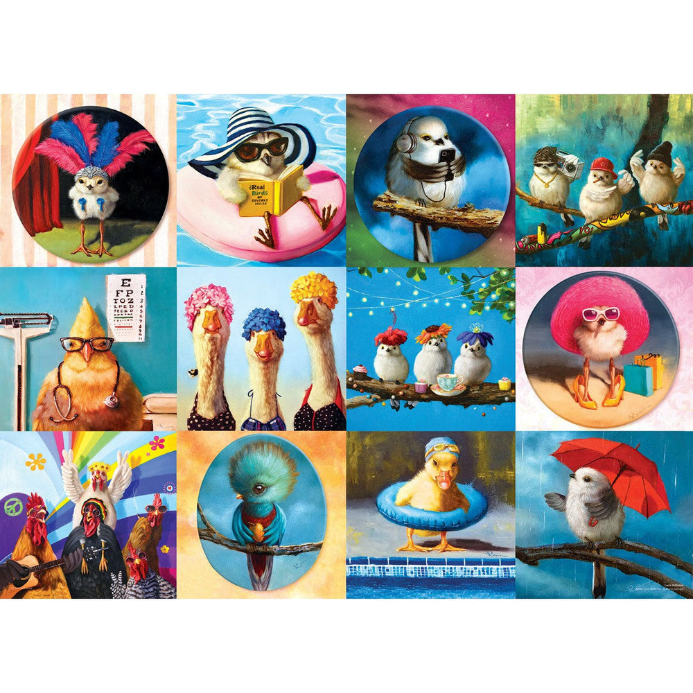 Funny Birds 1000 Piece Jigsaw Puzzle Eurographics (ONLINE ORDER ONLY)
