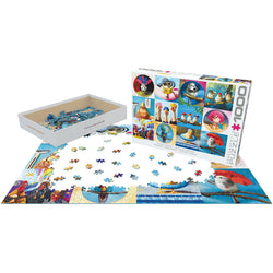 Funny Birds 1000 Piece Jigsaw Puzzle Eurographics (ONLINE ORDER ONLY)