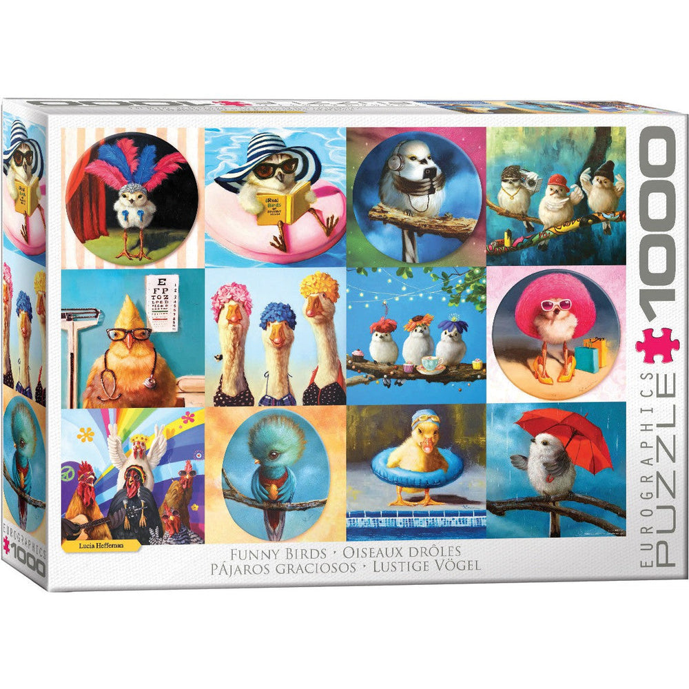 Funny Birds 1000 Piece Jigsaw Puzzle Eurographics (ONLINE ORDER ONLY)