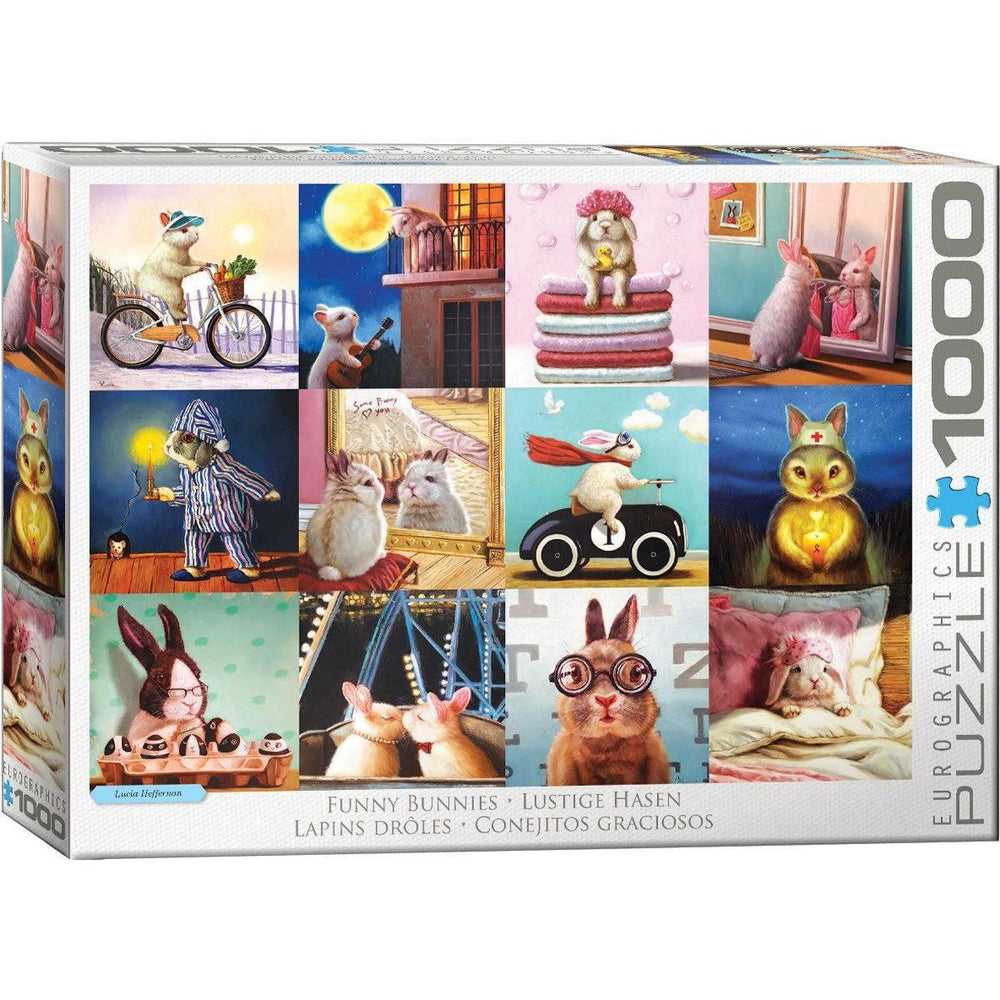 Funny Bunnies 1000 Piece Jigsaw Puzzle Eurographics (ONLINE ORDER ONLY)