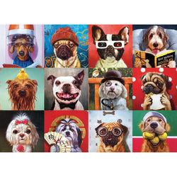 Funny Dogs 1000 Piece Jigsaw Puzzle Eurographics (ONLINE ORDER ONLY)