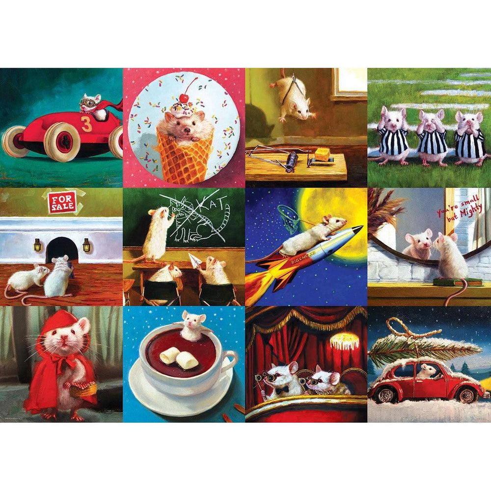 Funny Mice 1000 Piece Jigsaw Puzzle Eurographics (ONLINE ORDER ONLY)