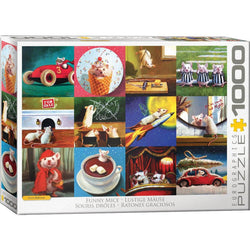 Funny Mice 1000 Piece Jigsaw Puzzle Eurographics (ONLINE ORDER ONLY)