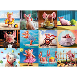 Funny Pigs 1000 Piece Jigsaw Puzzle Eurographics (ONLINE ORDER ONLY)