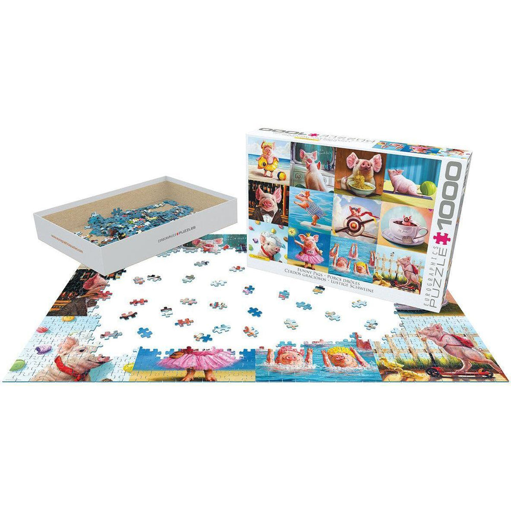 Funny Pigs 1000 Piece Jigsaw Puzzle Eurographics (ONLINE ORDER ONLY)