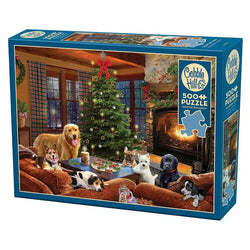 Furry Festivities 500 Piece Jigsaw Puzzle Cobble Hill (ONLINE ORDER ONLY)