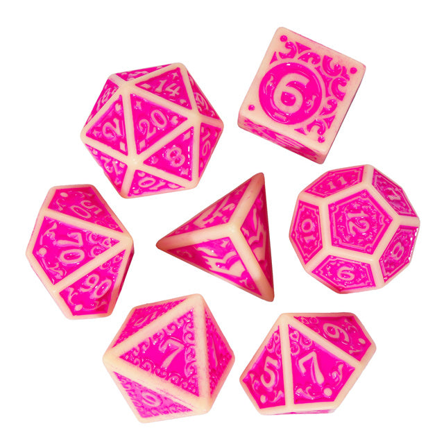 Fuscia Depths RPG Dice Set (ONLINE ORDER ONLY)