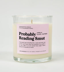 Probably Reading Smut Glass Candle (ONLINE ORDER ONLY)