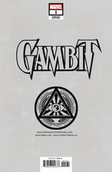 Gambit 1 Unknown Comics Blank Exclusive Var (07/06/2022) (07/27/2022) (ONLINE ORDER ONLY)