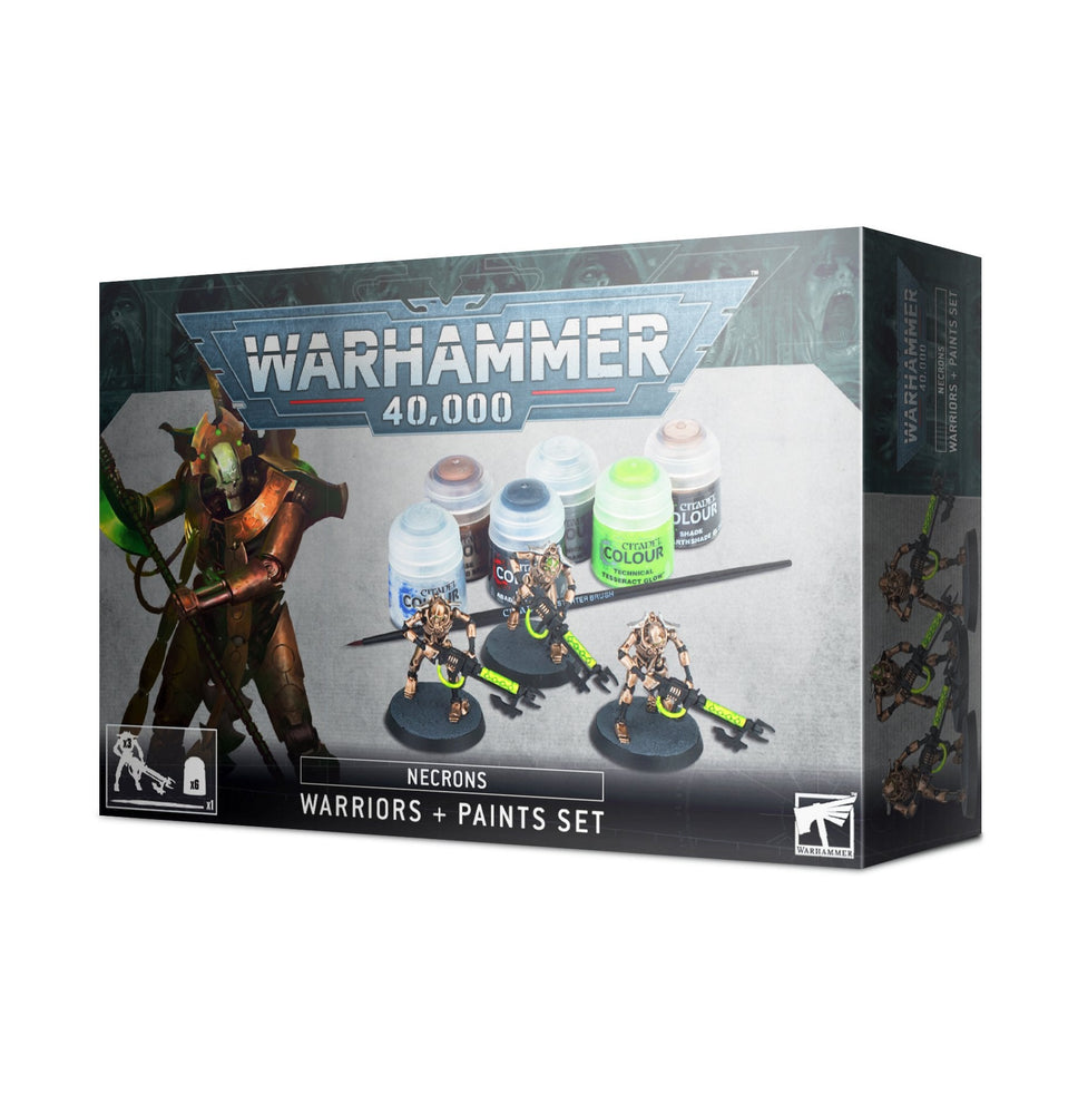 Warhammer 40K: Necron - Warriors + Paints Set (ONLINE ORDER ONLY)