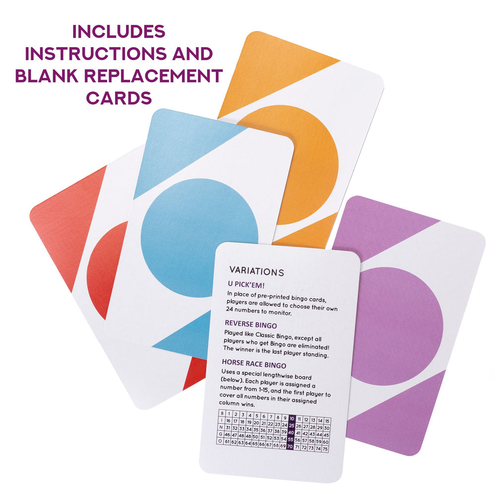 Jumbo Bingo Calling Cards (ONLINE ORDER ONLY)
