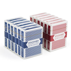 Jumbo Index Playing Cards, 12 Decks Mixed Red/Blue (ONLINE ORDER ONLY)