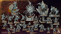 3D Printed Archvillain Games Darkfire Matron Giantkin Darkfire Archvillain Society Vol. XXXIV 28 32mm D&D (Online Only)