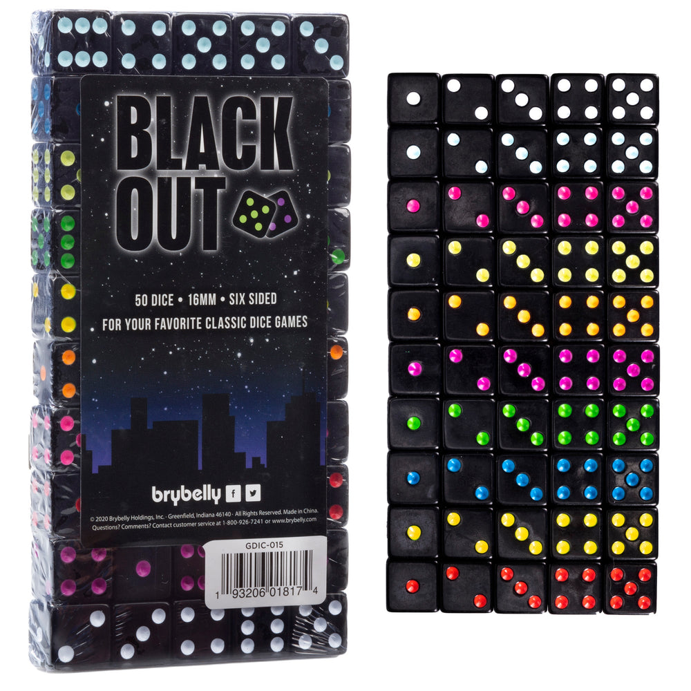 Blackout Dice (ONLINE ORDER ONLY)