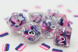 Foam Brain Games Pride Flag RPG Dice Set (ONLINE ORDER ONLY)