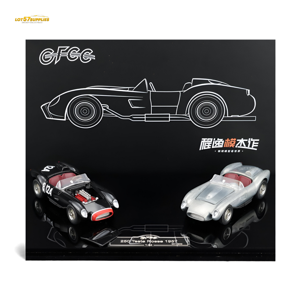 (Pre-Order) GFCC 250 Testa Rossa - Black Beauty Double Car Set 1:64 (ONLINE ORDER ONLY)