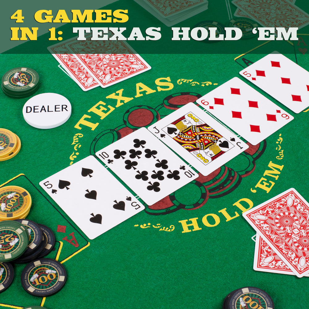 Casino Game Night: 4 Games in 1 (ONLINE ORDER ONLY)