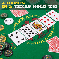 Casino Game Night: 4 Games in 1 (ONLINE ORDER ONLY)