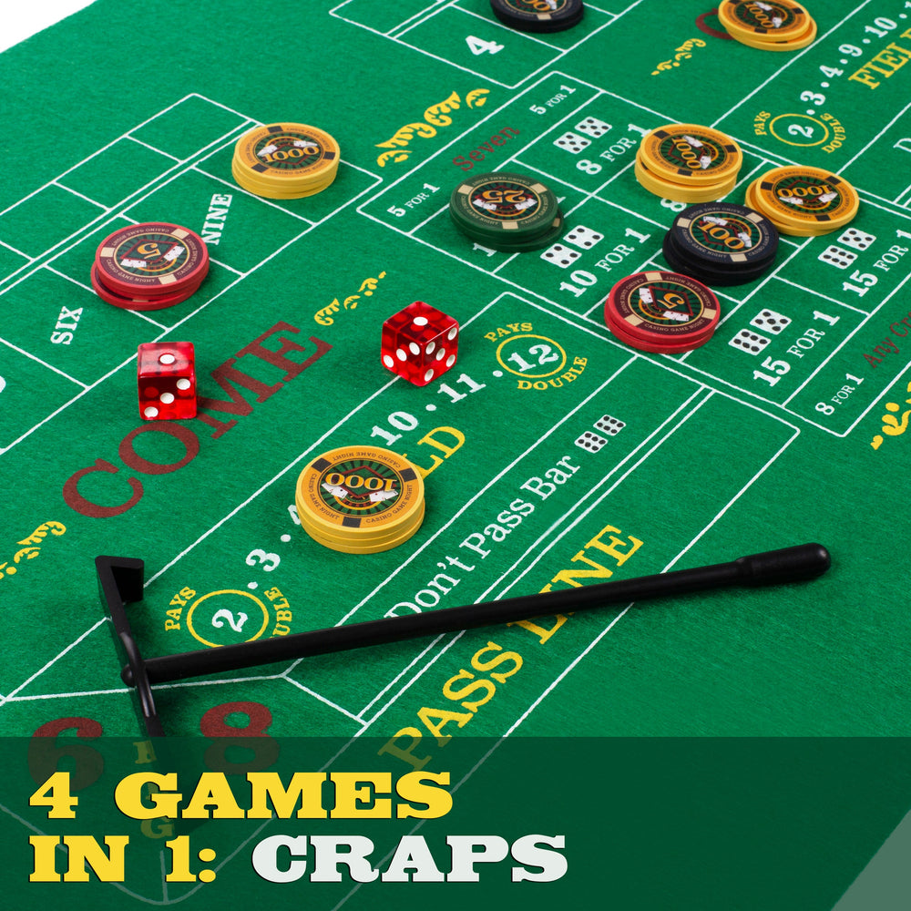Casino Game Night: 4 Games in 1 (ONLINE ORDER ONLY)