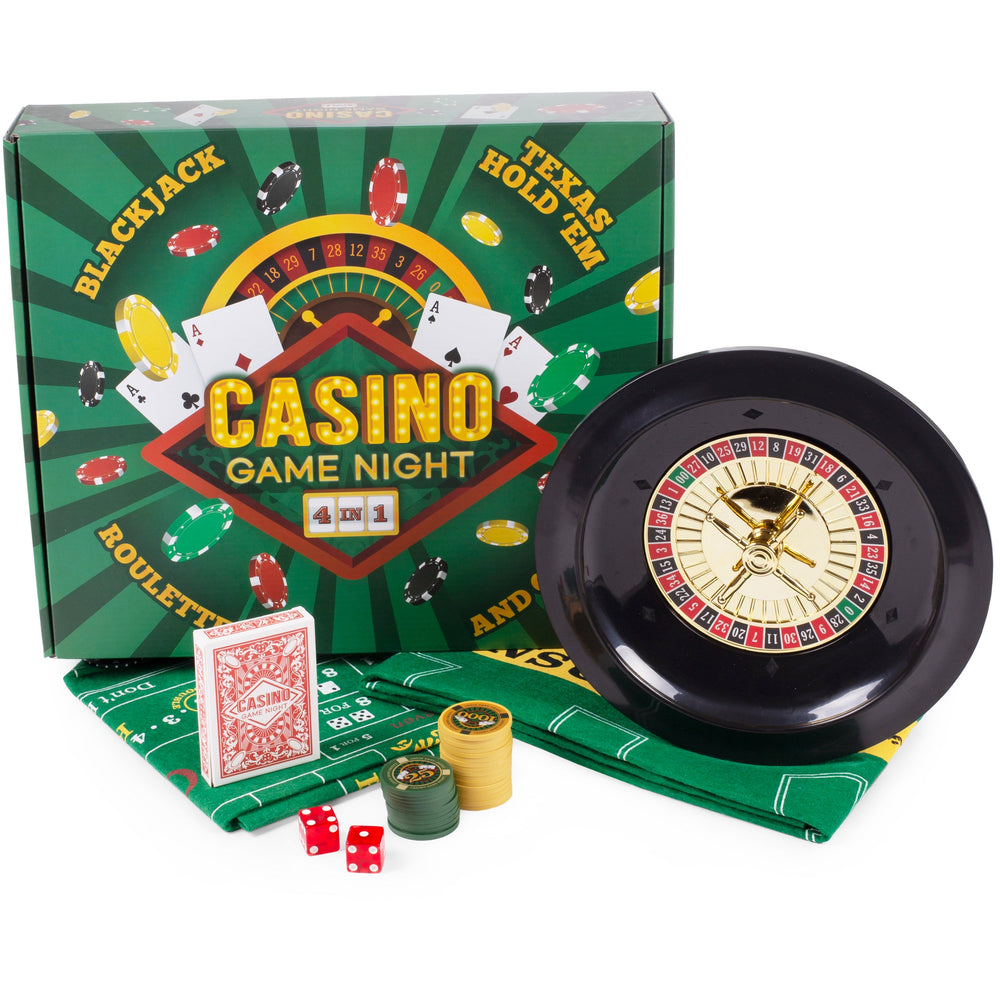 Casino Game Night: 4 Games in 1 (ONLINE ORDER ONLY)