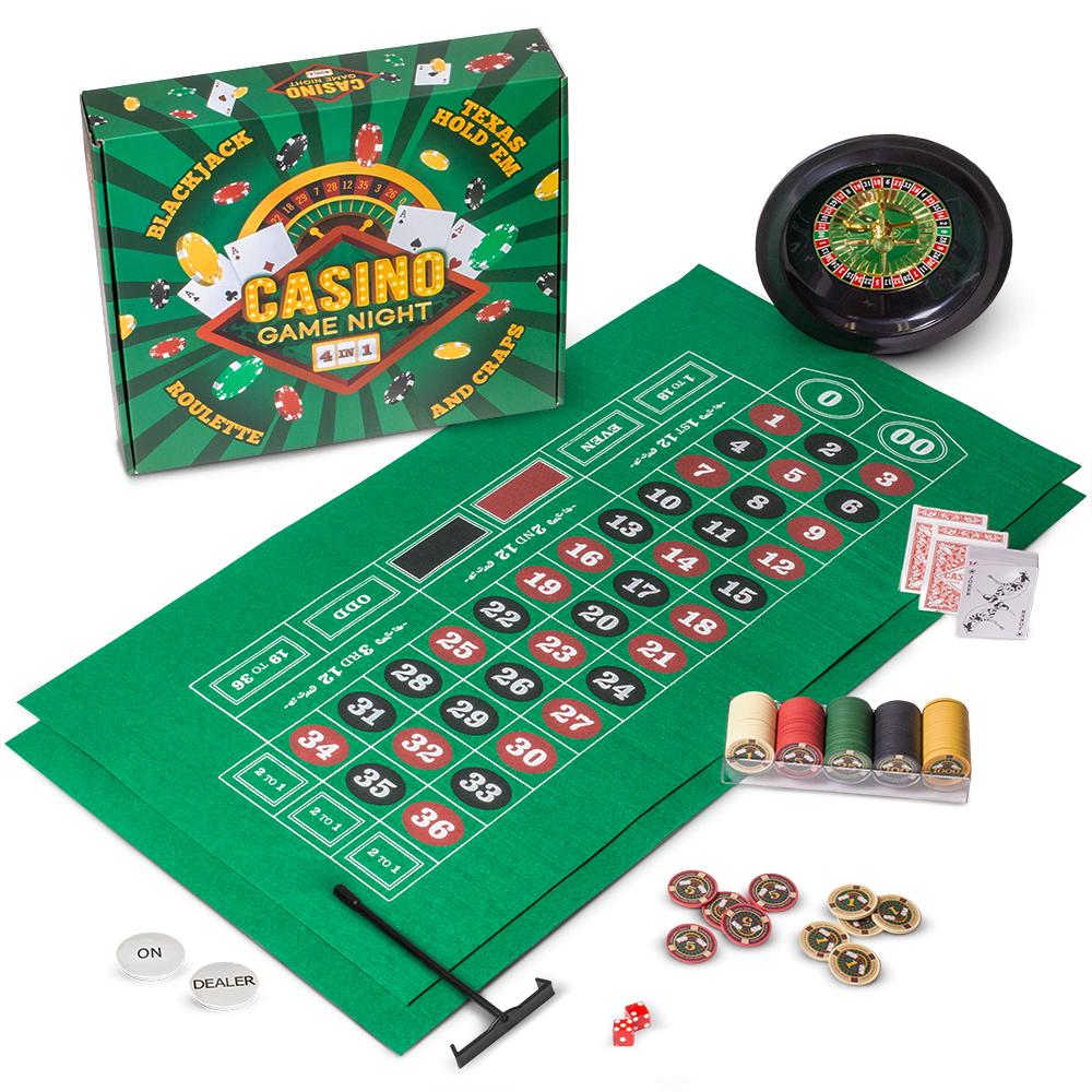 Casino Game Night: 4 Games in 1 (ONLINE ORDER ONLY)